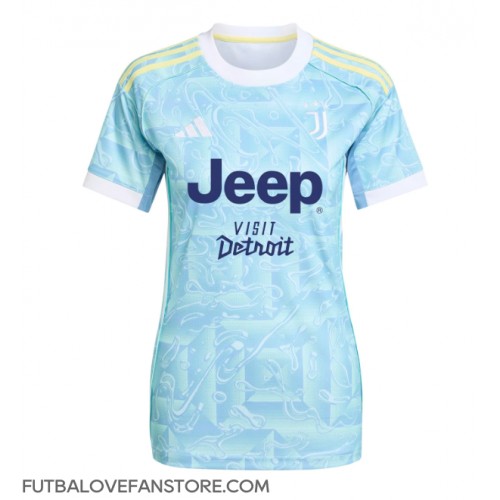 Juventus Jonathan David #30 Vonkajší Ženy futbalový dres 2025-26 Krátky Rukáv Juventus Jonathan David #30 Vonkajší Ženy futbalový dres 2025-26 Krátky Rukáv